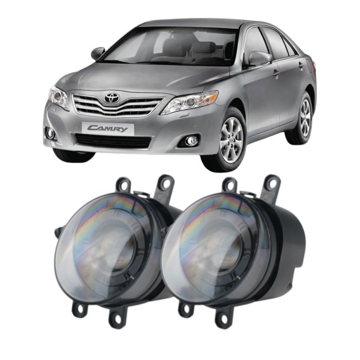 Противотуманные LED фары Toyota Camry 40 2006-2011 JR-W-13 Lensa 50W с СТГ / Тойота Кемри 40