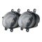 Противотуманные LED фары Toyota Corolla E150 2006-2013 JR-W-13 Линза 50W с СТГ / Тойота Королла (2 шт.)
