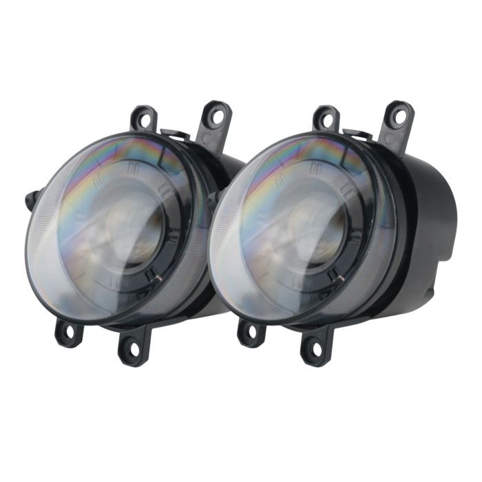 Противотуманные LED фары Toyota Corolla E150 2006-2013 JR-W-13 Линза 50W с СТГ / Тойота Королла (2 шт.)