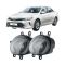 Противотуманные LED фары Toyota Camry 55 2014-2017 рестайлинг JR-W-13 Линза 50W с СТГ / Тойота Кемри 55