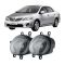 Противотуманные LED фары Toyota Corolla E150 2006-2013 JR-W-13 Линза 50W с СТГ / Тойота Королла (2 шт.)