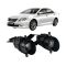 Противотуманные LED линзы Toyota Camry XV50 / XV55 2011-2018 А1 90W с СТГ бело-желтые / противотуманные фары Тойота Кэмри