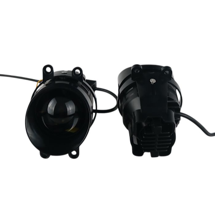 Противотуманные LED линзы Toyota Camry XV70 2017-2024 А1 90W с СТГ бело-желтые / противотуманные фары Тойота Кэмри