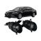 Противотуманные LED линзы Toyota Camry XV70 2017-2024 А1 90W с СТГ бело-желтые / противотуманные фары Тойота Кэмри
