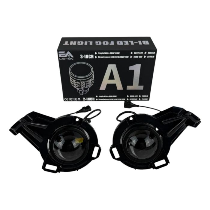 ПТФ LED линзы Nissan Juke F15 2010-2014 противотуманные фары 90W белый свет СТГ A1