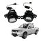 ПТФ LED линзы Nissan Navara D40 2005-2015 противотуманные фары 90W бело-желтые СТГ A1
