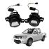 ПТФ LED линзы Nissan Navara D40 2005-2015 противотуманные фары 90W бело-желтые СТГ A1 (2 шт.)