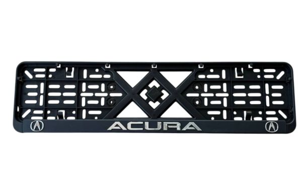 Рамка номерного знаку пластик з об'ємними літерами Acura (2шт)