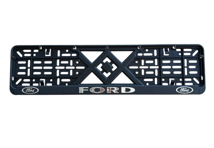 Рамка номерного знаку пластик з об'ємними літерами Ford 52х13,5х2 см (2шт)