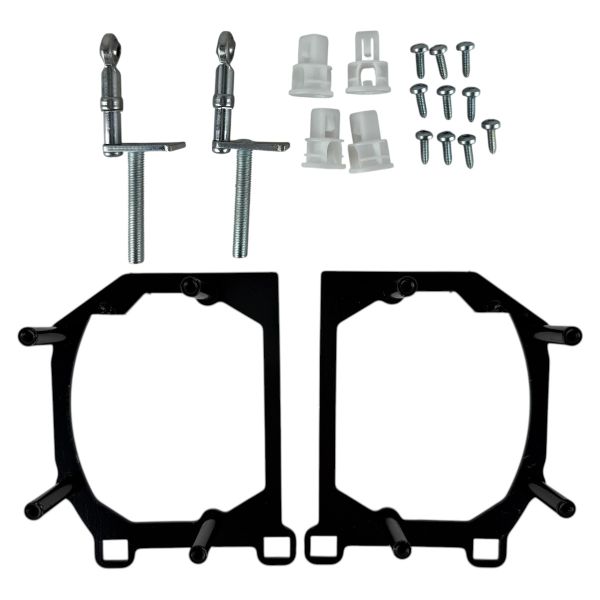 Рамки линз BMW 1 series F20/F21 2018 для LED фар — переходные адаптеры для замены оптики TC-JL-141
