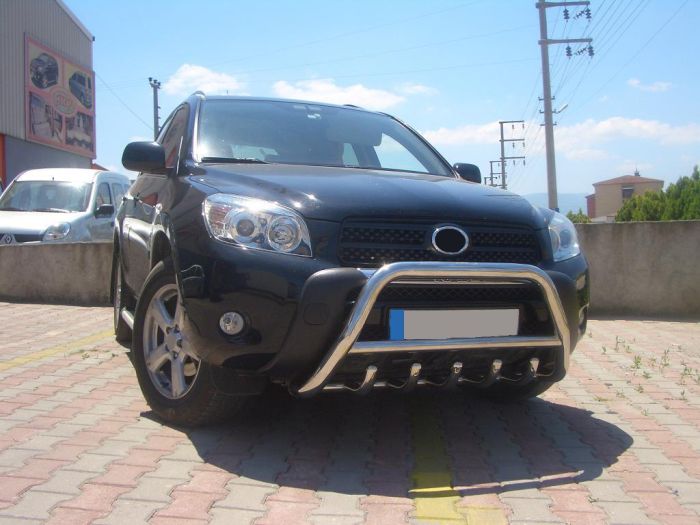 Кенгурятник WT003 (нержавейка) для Toyota Rav 4 2006-2013 гг