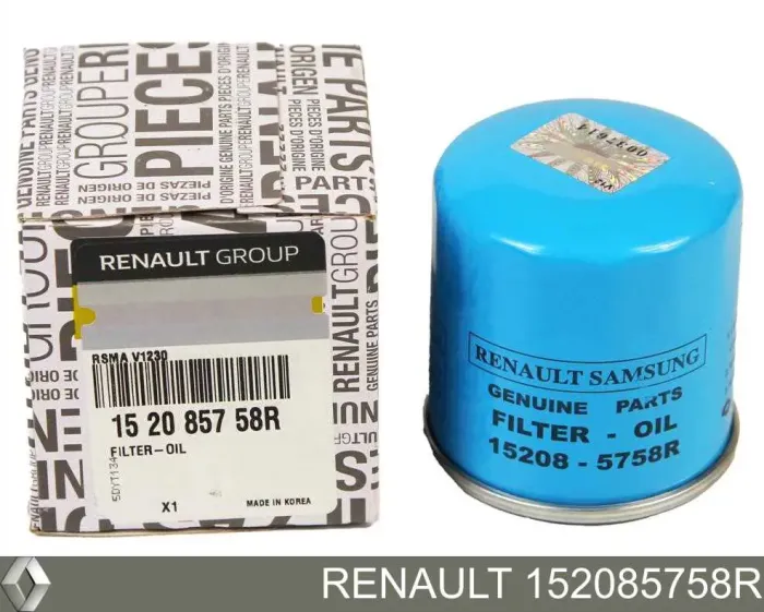Renault Фильтр масла 152085758R