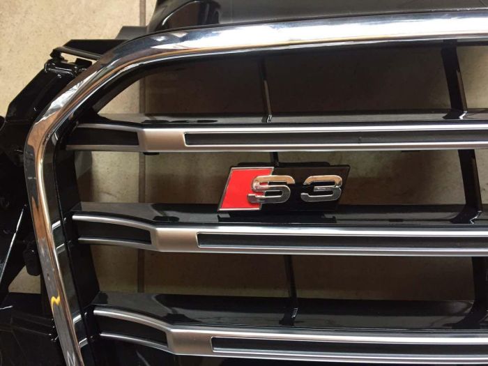 Решетка радиатора Audi A3 стиль S3 (12-16 г.в.)