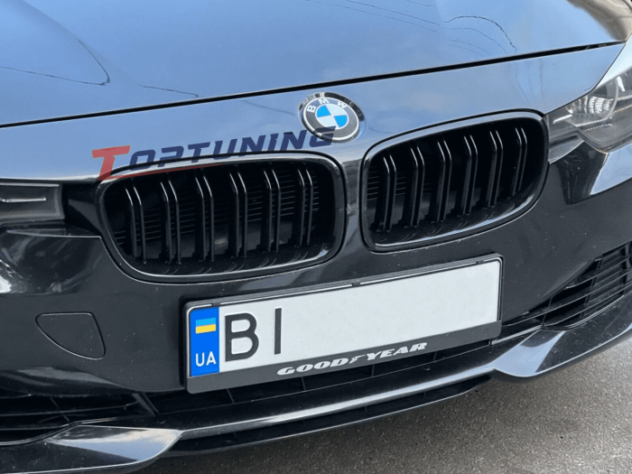 Решетка радиатора, ноздри на БМВ F30/F31 стиль М3