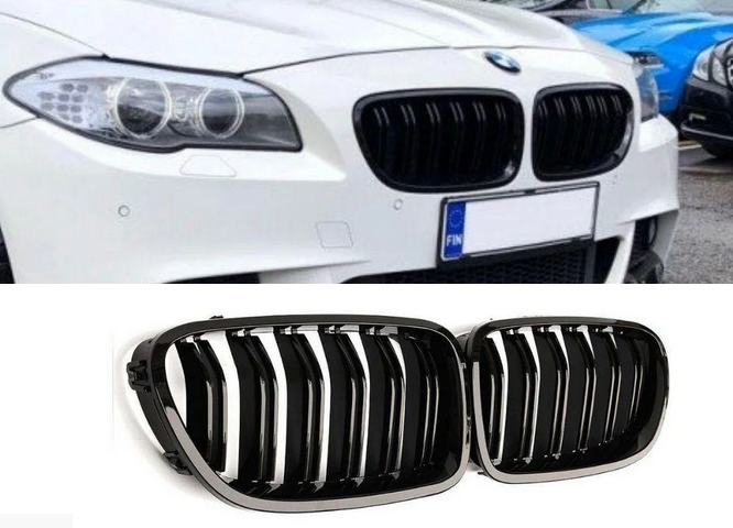 Решетка радиатора BMW E63/ E64 стиль М черная глянцевая