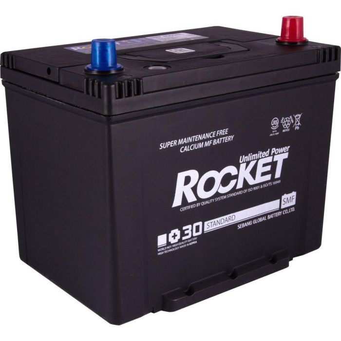 Автомобільний акумулятор ROCKET Japan 6СТ-70Ah АзЕ (-/+) 600A (CCA)