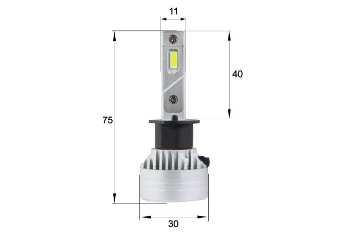Комплект светодиодных ламп Sho-Me F4 H1 40W