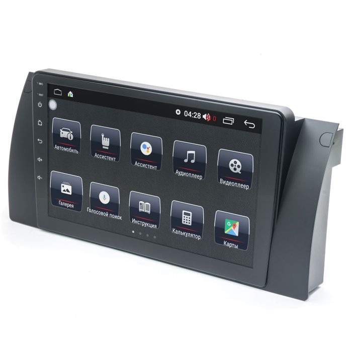 Штатна магнітола Prime-X 22-041/9B, 4+32, 4G. BMW 5-Series (E39) 1995-2003; X5 (E53) 1999-2006.