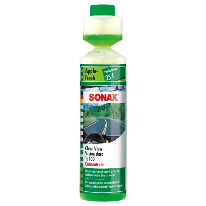 Концентрат омивача скла літній 1: 100 250 мл SONAX - Apple Fresh (372141)