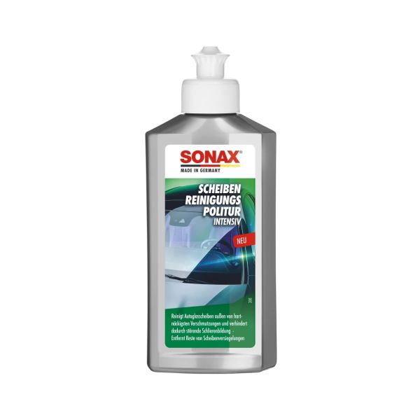 Поліроль-очисник скла інтенсивний 250 мл SONAX Scheiben Reinigungs Politur intensiv (337100)
