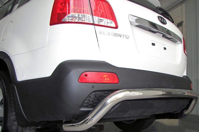 Задняя дуга AK007 (нержавейка) для Kia Sorento II XM 2009-2014 гг