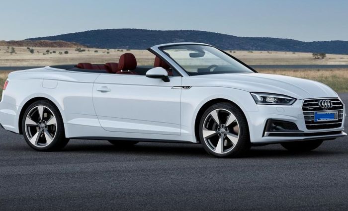 Спойлер Audi A5 кабриолет стиль S5 ABS-пластик (2017-...)