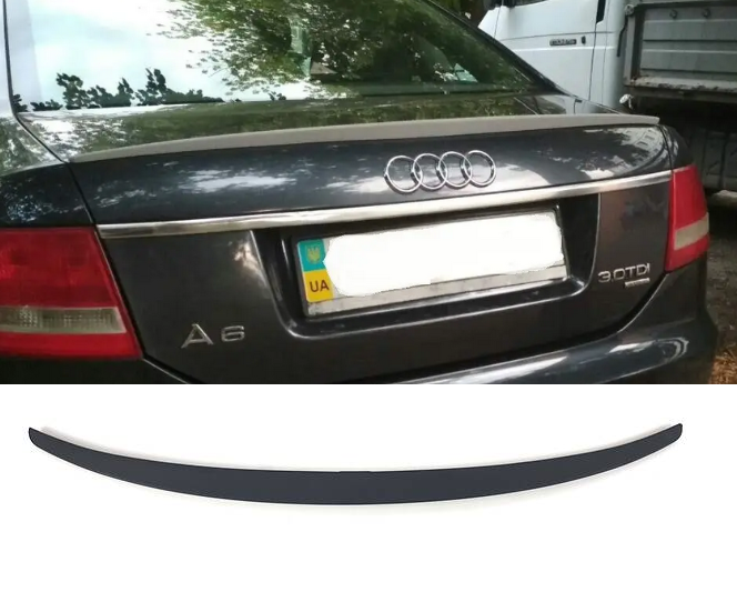 Спойлер багажника Audi A6 C6 (ABS-пластик)