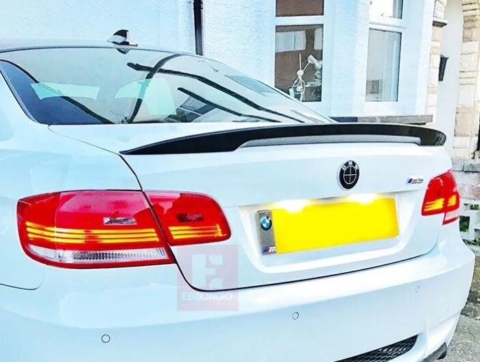Спойлер багажника BMW 3 E92 стиль М4 черный глянцевый ABS-пластик