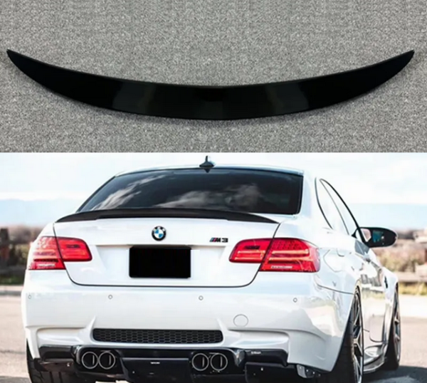 Спойлер багажника BMW 3 E92 стиль М4 черный глянцевый ABS-пластик
