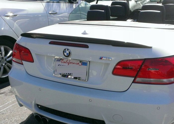 Спойлер багажника BMW 3 E93 стиль Performance черный глянцевый