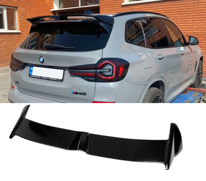 Спойлер багажника BMW X3 G01 стиль M Performance черный глянцевый