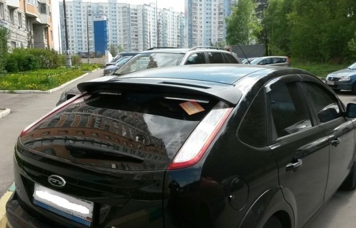 Спойлер багажника Ford Focus МК2 ABS-пластик (04-11 г.в.)