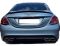 Спойлер багажника Мерседес W205 черный глянцевый (ABS-пластик)
