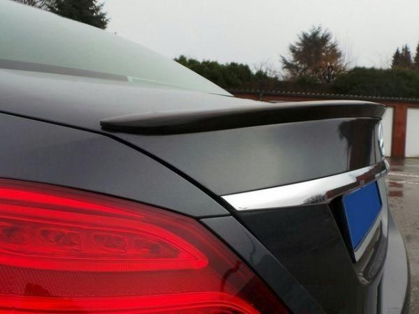 Спойлер багажника Мерседес W205 черный глянцевый (ABS-пластик)