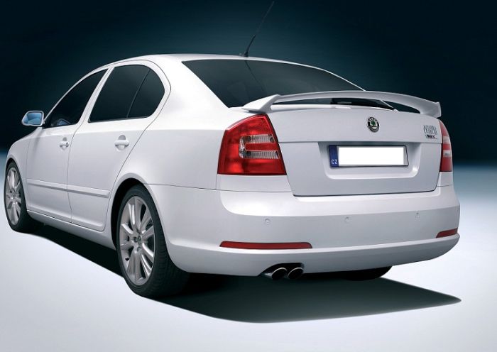 Спойлер багажника Skoda Superb 3 стиль RS ABS-пластик (15-19 г.в.)