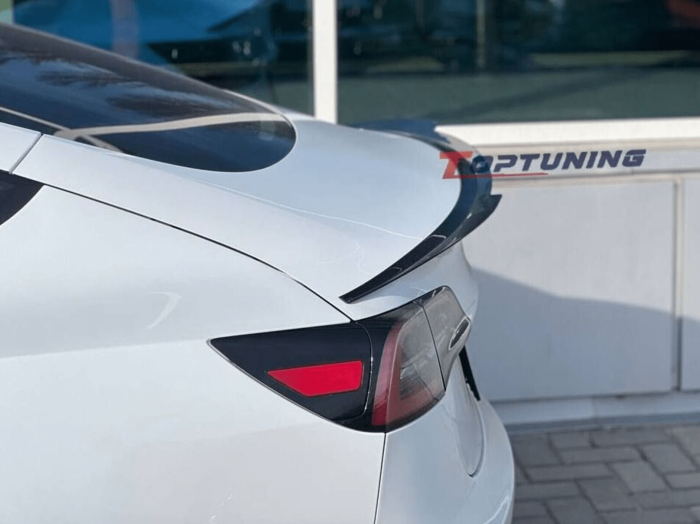 Спойлер багажника Tesla Model 3 черный глянцевый Makston Design (2017-2022)