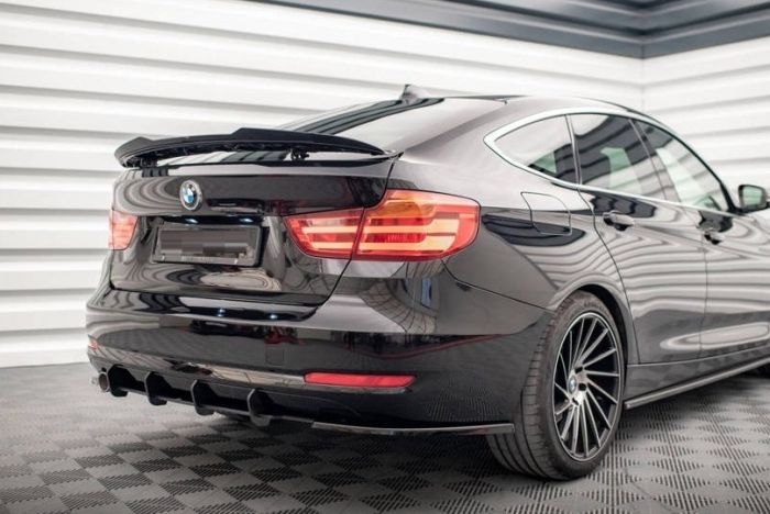 Спойлер BMW 3 F34 стиль М4 черный глянцевый (ABS-пластик)