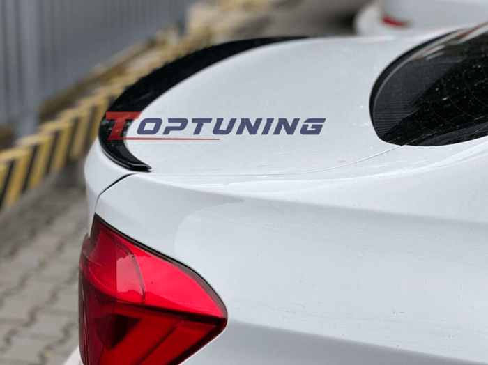 Спойлер BMW F30 стиль M3 черный глянцевый (ABS-пластик)