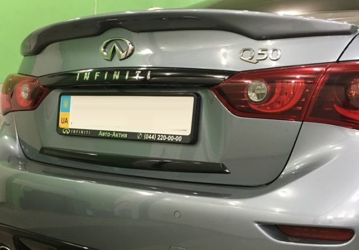 Спойлер Infiniti Q50 Q50L Q50S Performanсe ABS-пластик (13-20 г.в.)