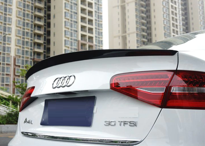 Спойлер на Audi A4 B8 стиль S4 черный глянцевый ABS-пластик (12-15 г.в.)