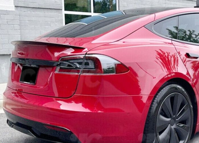 Спойлер на Tesla Model S стиль S ABS-пластик