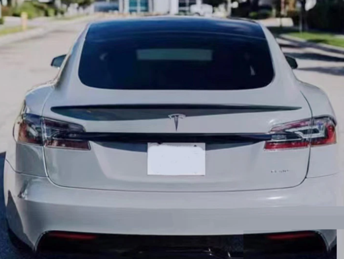 Спойлер на Tesla Model S стиль S ABS-пластик