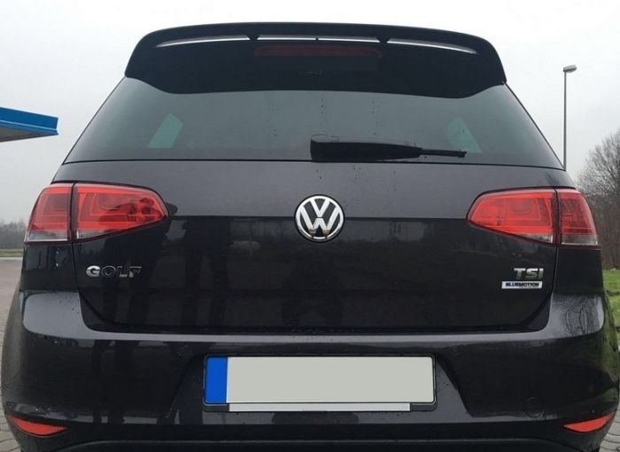 Спойлер VW Golf 7 стиль Votex черный глянец ABS-пластик (12-18 г.в.)