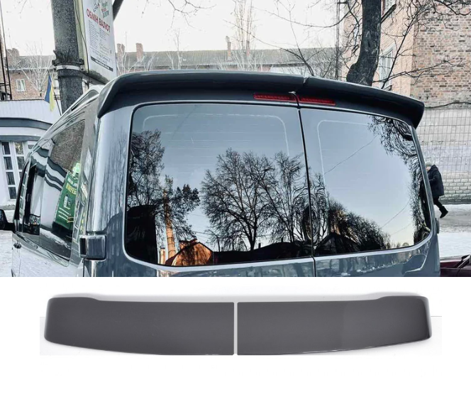 Спойлер VW T6 ABS-пластик (распашенка)
