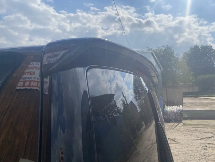 Спойлер VW T6 ABS-пластик (распашенка)