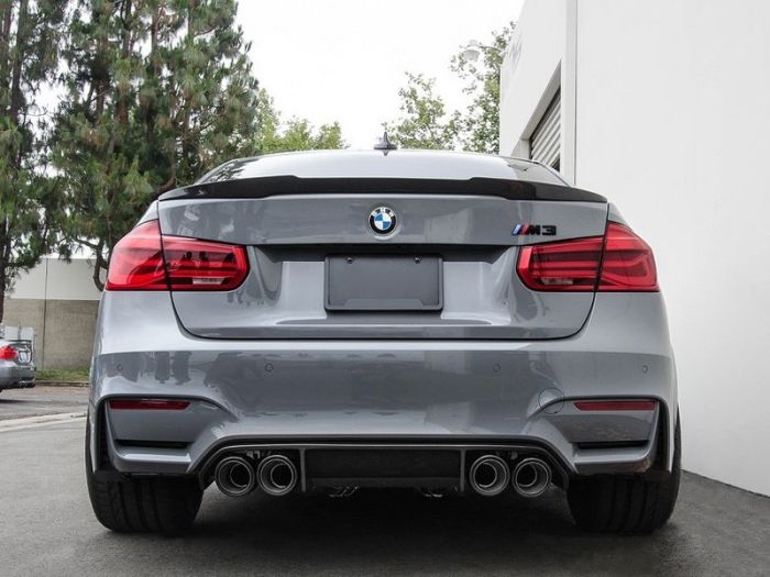 Спойлер багажника BMW F30 стиль M4 (ABS-пластик)
