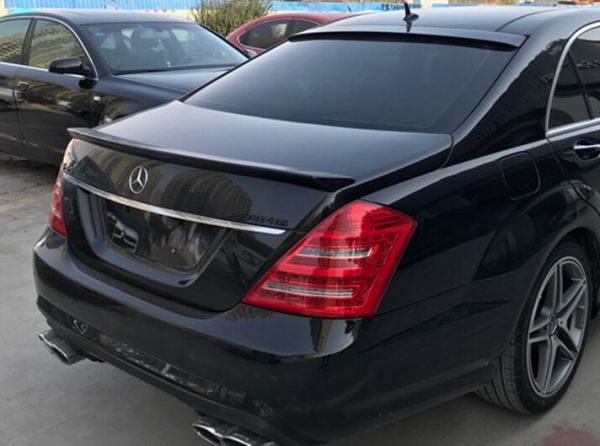 Спойлер багажника Mercedes W221 (ABS-пластик)