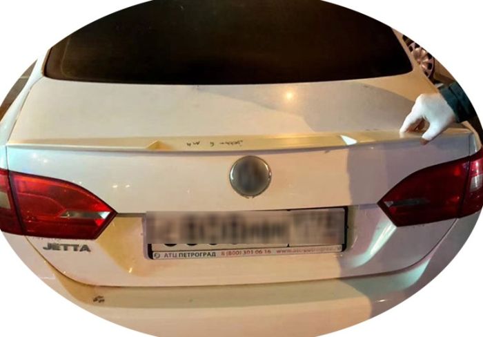 Спойлер багажника Volkswagen Jetta 6 стиль М4 ABS-пластик