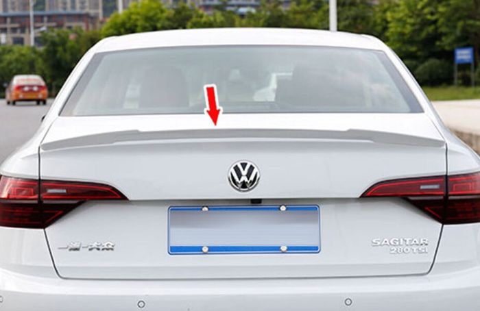 Спойлер багажника VW Jetta 7 (ABS-пластик)