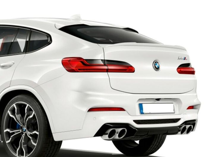 Спойлер BMW X4 G02, стиль M4 (ABS-пластик)